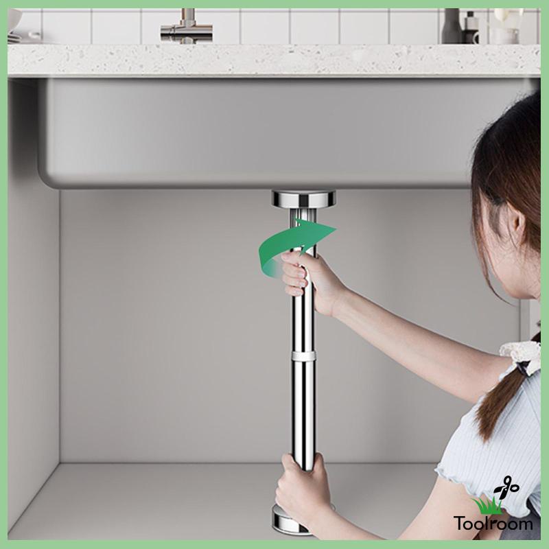 Giá Đỡ Đồ Dùng Gắn Dưới Bồn Rửa Chén Bằng Inox Tùy Chỉnh Tiện Dụng Cho Nhà Bếp /