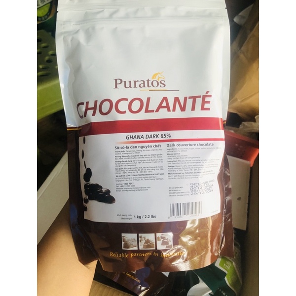 Socola nút 65% gói 1kg