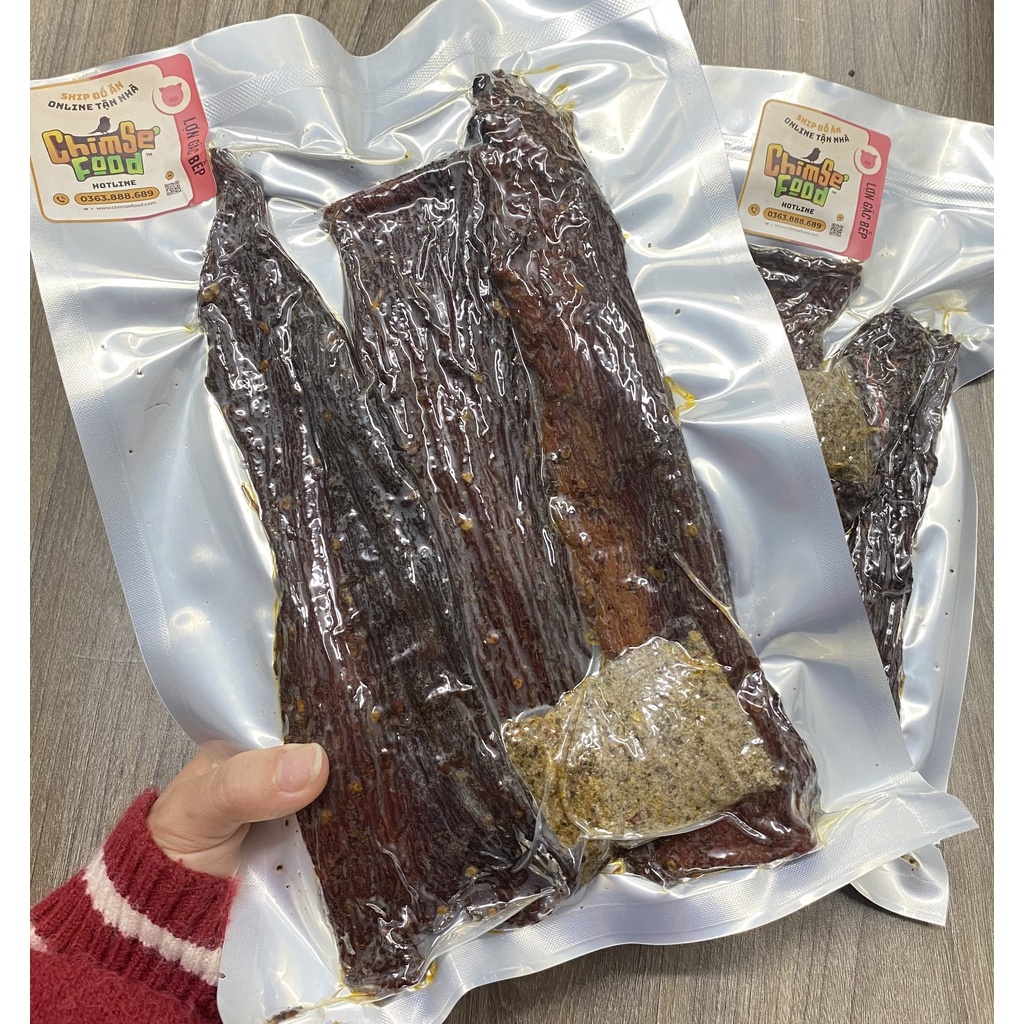 Thịt Lợn Gác Bếp Gói 500g Hương Vị Tây Bắc Chim Sẻ Food