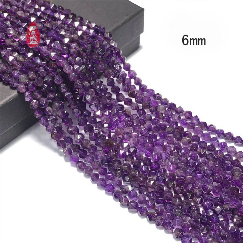 Bán Trực Tiếp Từ Nhà Máy Hạt Thạch Anh Tím Tự Nhiên Thông Dụng Làm Trang Sức Thủ Công Góc Ngôi Sao Bán Sỉ