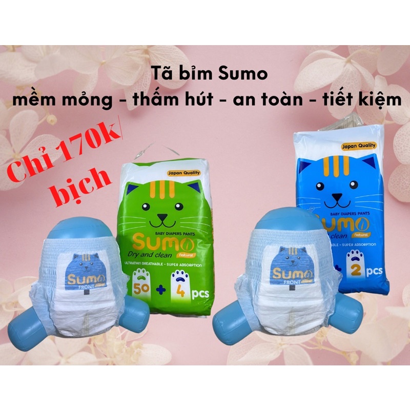 Tã quần SUMO M54/L54/XL54/XXL54/XXXL52/4XL52/5XL52/6XL52