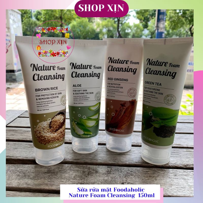 Sữa Rửa Mặt Foodaholic Nature Foam Cleansing 150ml