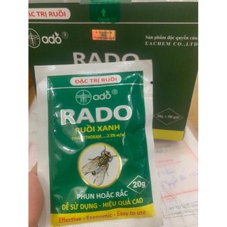 Combo 2 gói thuốc diệt ruồi Rado 20g