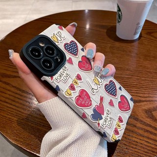 Ốp Điện Thoại Tpu Dẻo In Hình Trái Tim Mới Sáng Tạo Cho IPhone 11 14 13 12 Pro Max XR 14 6 6s 8 7 Plus X