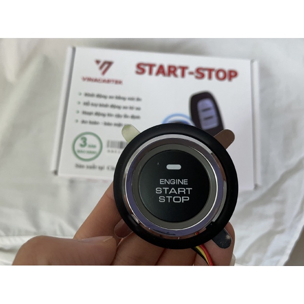 Nút đề nổ oto Startstop