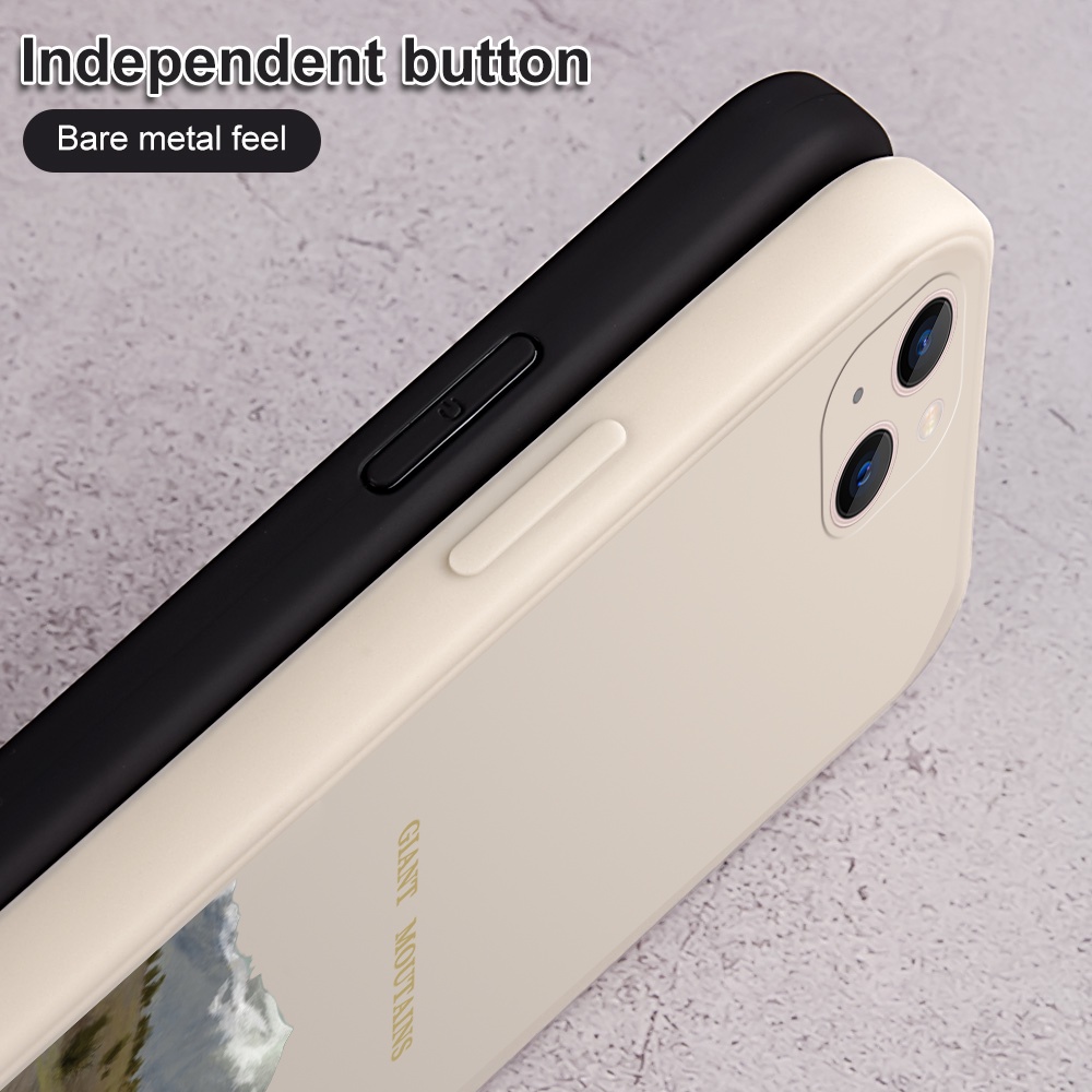 Ốp Điện Thoại Silicon Mềm Hình Núi Khổng Lồ B1K431L Cho iPhone 11 8 7 6 Plus 6SP 6 6 6s 7 8 11 12 13 14 Pro Max X Xs Max XR 12 13