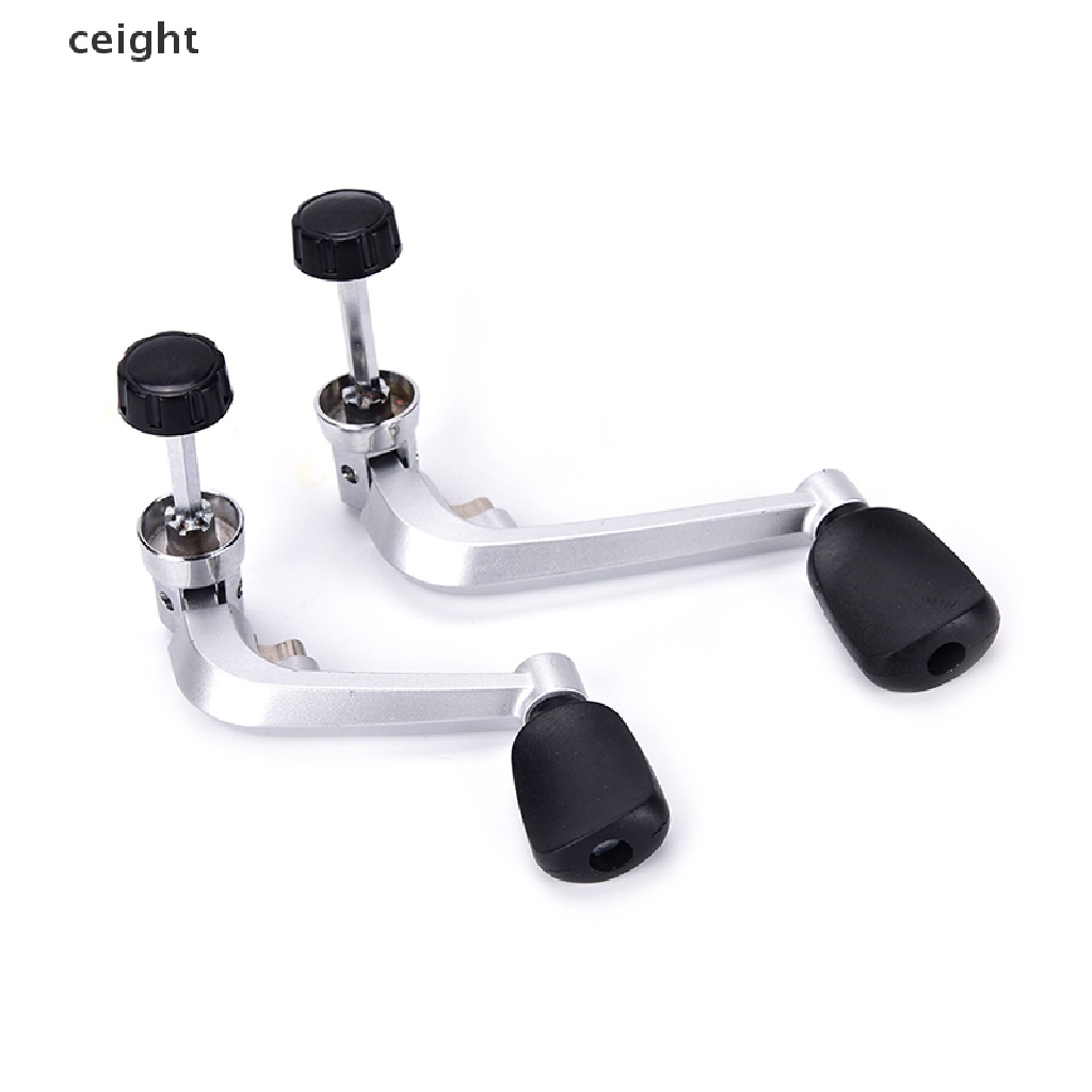 Máy Quay Câu Cá Tay Cầm Bằng Nhựa Cứng Màu Đen