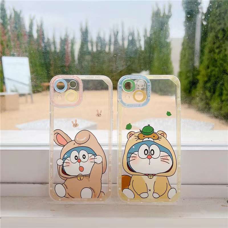 Ốp Điện Thoại TPU Dẻo Trong Suốt Họa Tiết Chú Mèo Dễ Thương Cho Iphone 14 12 13 11 Pro Max Phone Casing 6S 7 8 Plus X XS XR