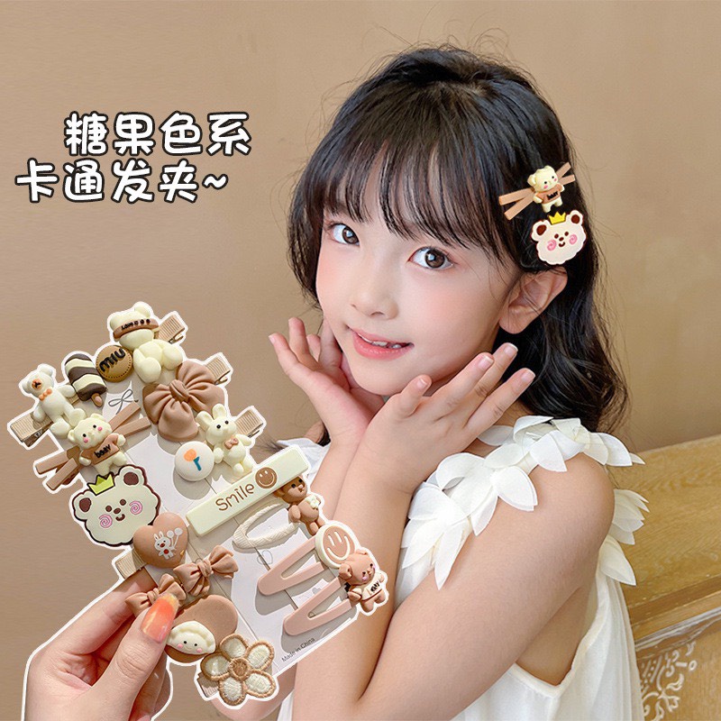 SET 14 KẸP TÓC ĐÁNG YÊU CHO BÉ GÁI  FREESHIP