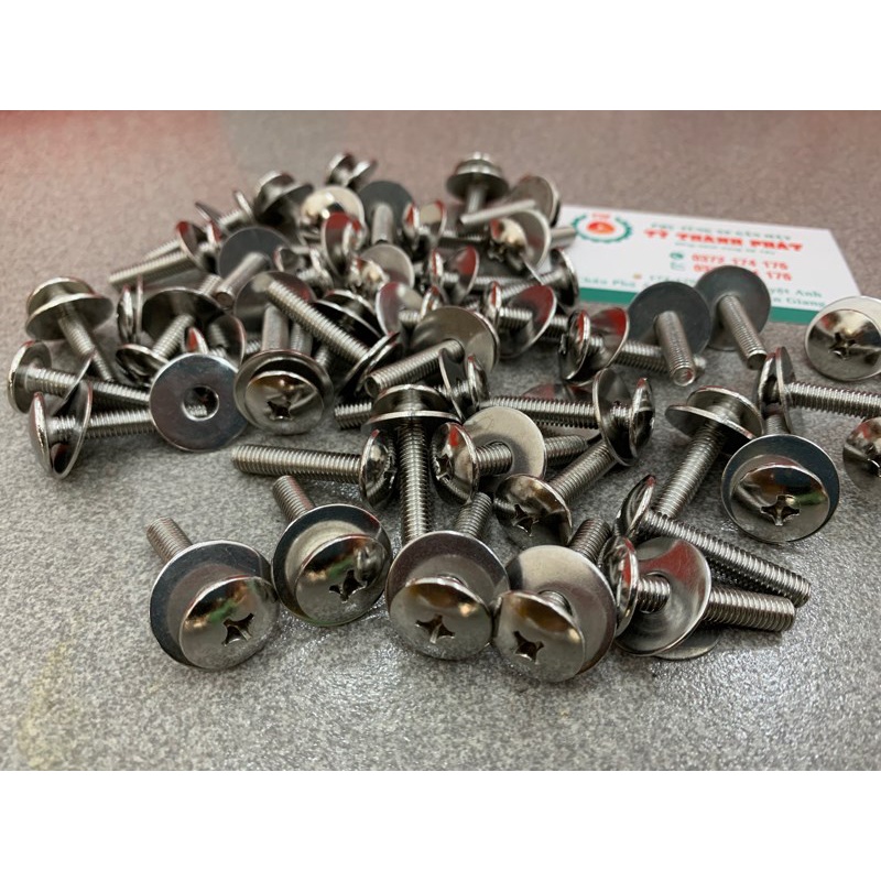 Ốc 6 ly 3 phân inox bake