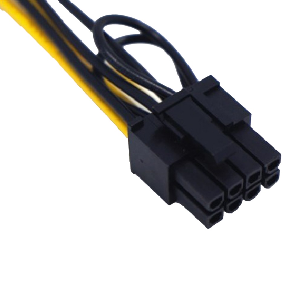 Dây Cáp Tách Thẻ Đồ Họa Hoa Hướng Dương 6Pin Sang 8Pin 22cm Cho Máy Tính PC