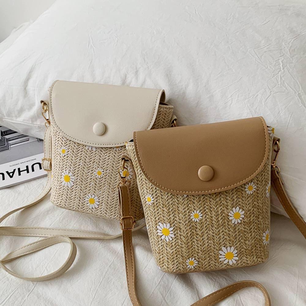 Túi Cói Đeo Vai Thời Trang Phong Cách Châu Âu Cá Tính