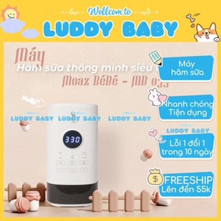 Máy hâm sữa, máy ủ sữa thông minh siêu tốc moaz bebe mb 033 luddy baby
