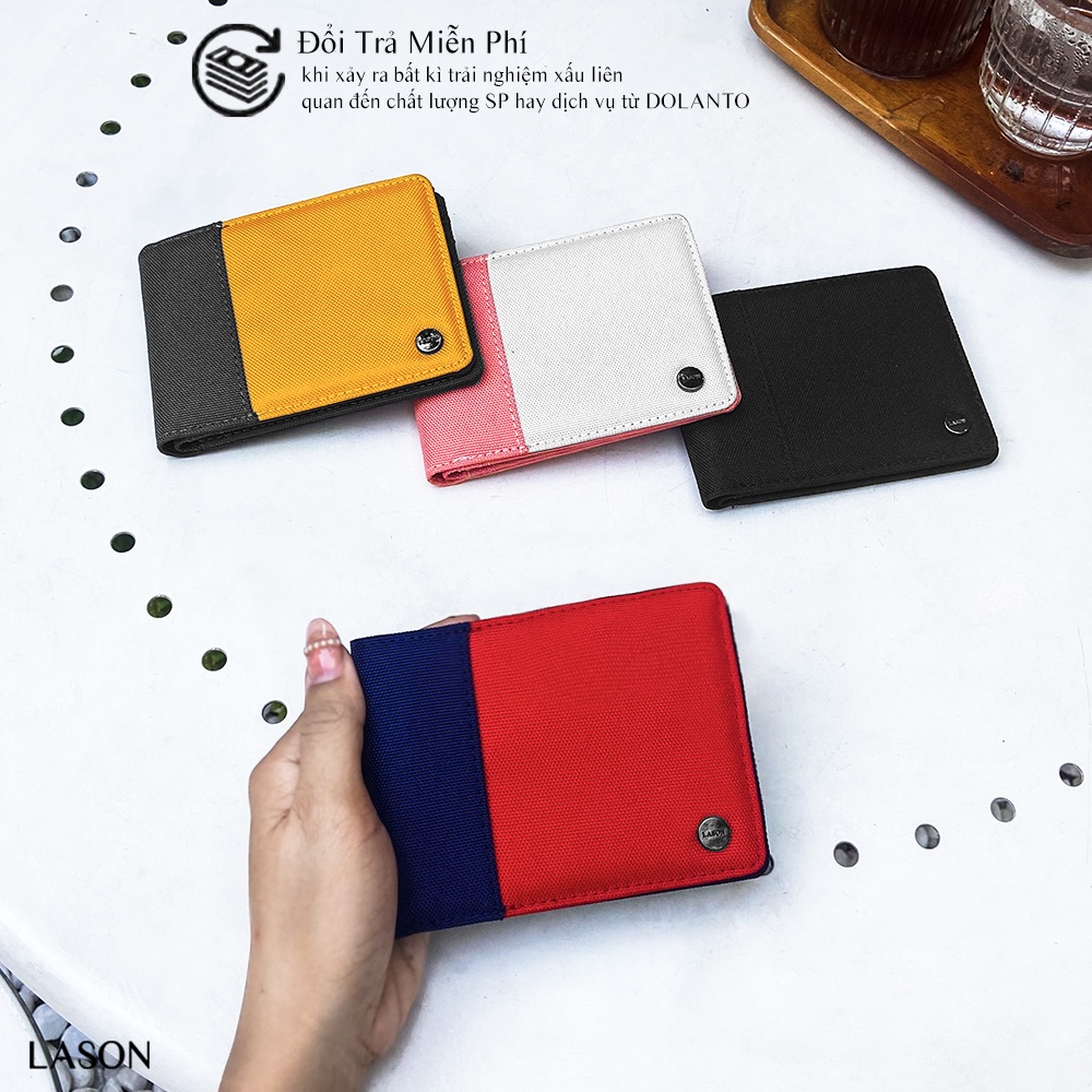 Ví Vải Đựng Tiền MEGA NGANG Canvas Polyester Nhập Khẩu Cao Cấp Chống Thấm Nước Local Brand DOLANTOxLASON Unisex Nam Nữ