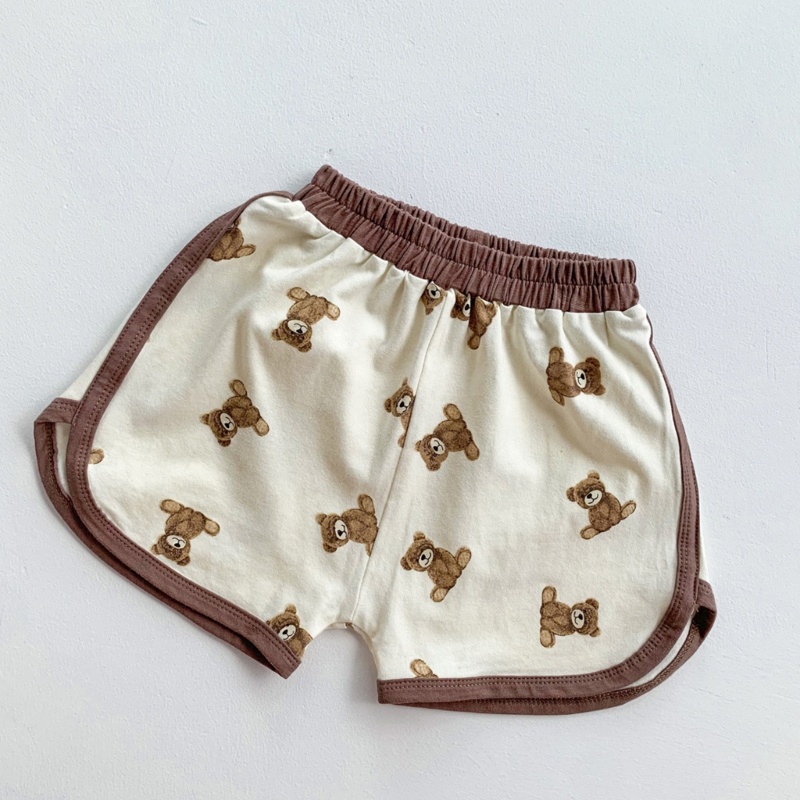Bộ Đồ 2 Món Áo Thun Tay Ngắn Phối Quần Dài Vải Cotton Thoáng Khí Thời Trang Mùa Hè Cho Bé