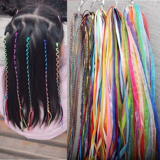 Tóc Tóc Sợi Dây Màu Bảy Màu Dây đeo đầu Hàn Quốc Dây Buộc Tóc Bẩn Thần Khí Tóc Trẻ Em Trang Trí Mũ
