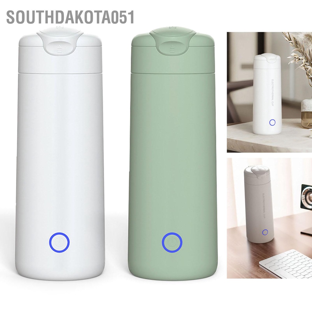 Southdakota051 Di Động Điện Làm Nóng Cốc Nước Du Lịch Tự Mini Ấm Đun