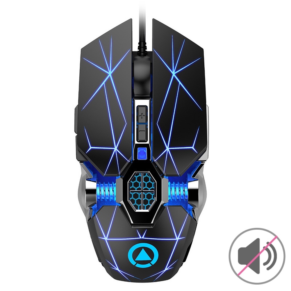 Chuột Máy Tính Có Dây 3200 DPI Gắn Đèn LED Hình Hoa Hướng Dương