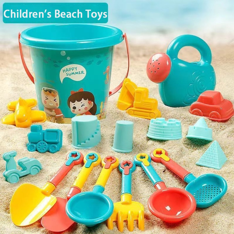 Set 14 / 18 Món Đồ Chơi Đi Biển Cho Bé