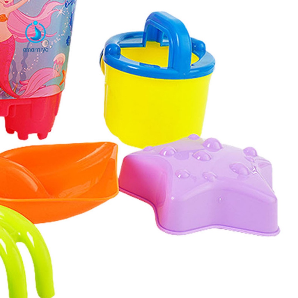 Bộ 6 Dụng Cụ Xúc Cát Cho Bé Chơi