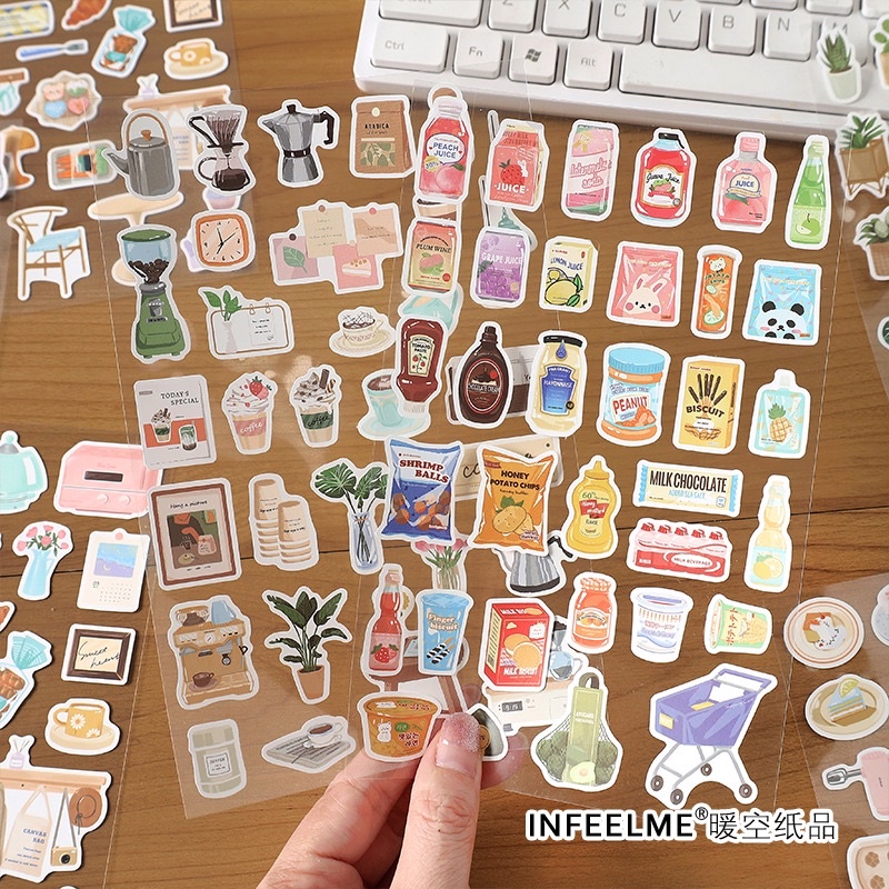 [MUA 2 TẶNG 1] Sticker trang trí Bullet Journal phong cách Hàn Quốc I WANT THAT WE