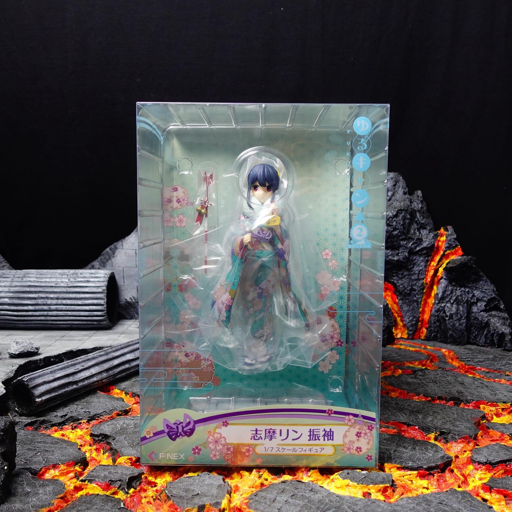 Mô hình F Nex Shima Rin Furisode dòng Yurucamp 1/7 scale figure 21cm YCFR02