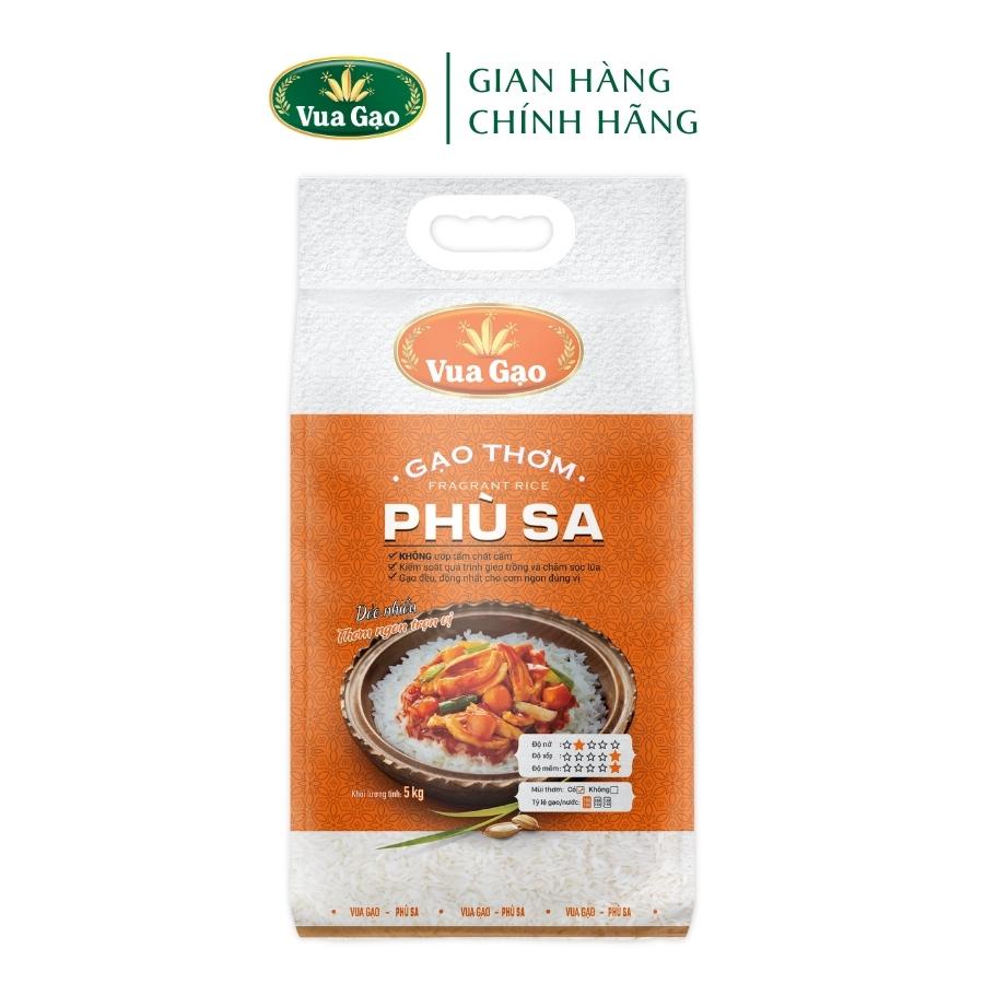 Gạo ST21 Phù Sa - Túi 5kg - Thương hiệu Vua Gạo