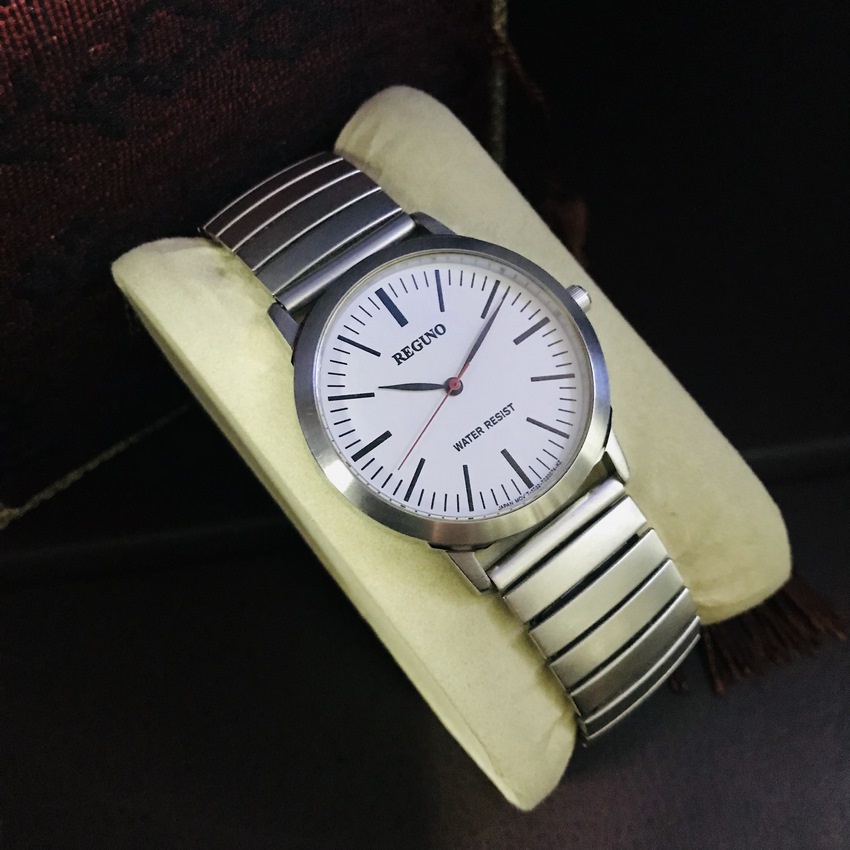 Đồng hồ nam Reguno Nhật Unisex dây chun