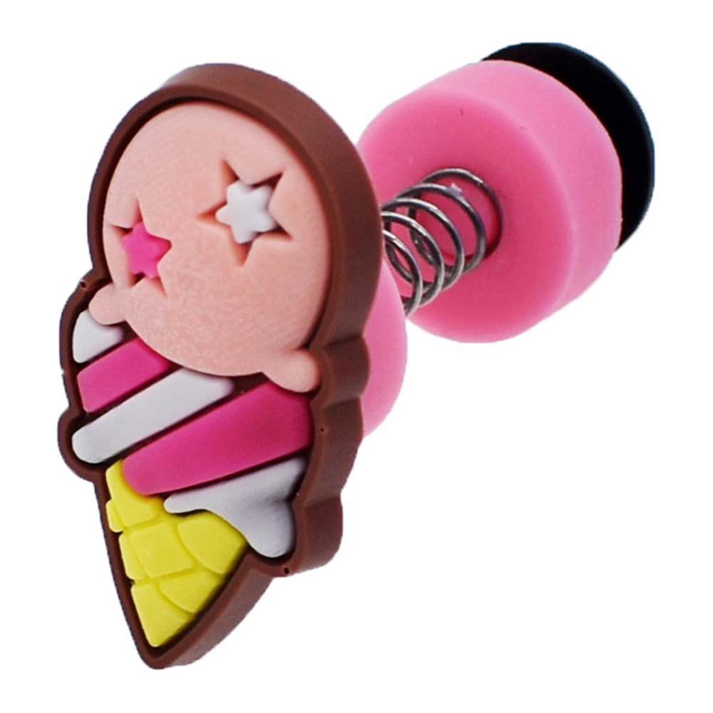 Khóa Lò Xo Bằng Cao Su PVC Mềm Hình Hoa Thời Trang Cổ Điển