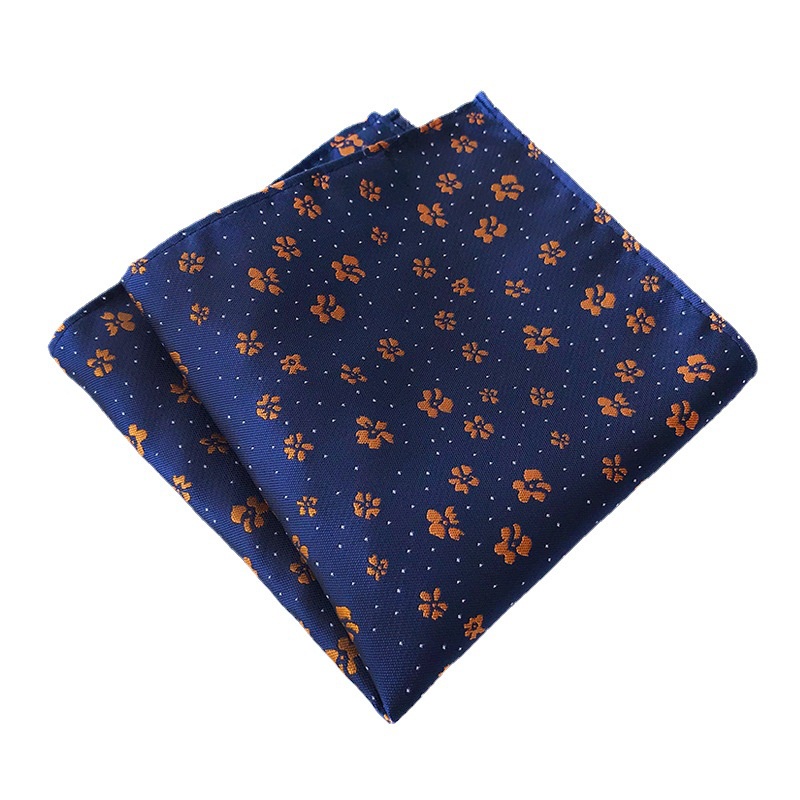 Khăn lau tay EFAN bỏ túi hình vuông màu trơn 25x25cm kiểu doanh nhân mới