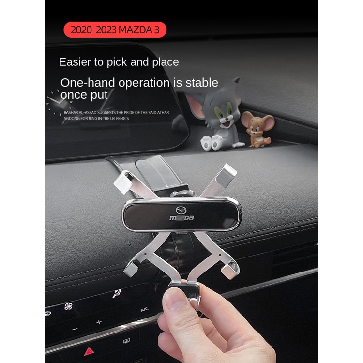 Mazda 3 mazda cx5 cx30  Khung Giữ Điện Thoại / Thiết Bị Định Vị Trang Trí Cho Xe Hơi mazda 3 2020-2023  mazda cx5 2017-2023  mazda cx30 2019-2023