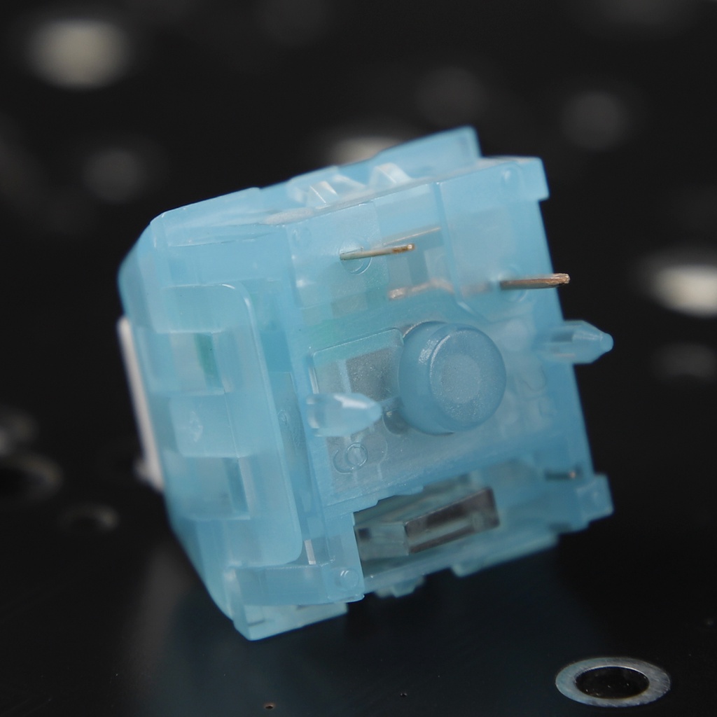 Công Tắc Bàn Phím Cơ RGB SMD Clicky 52g 56g MX 5Pin Xanh Dương Trắng Chosfox V2