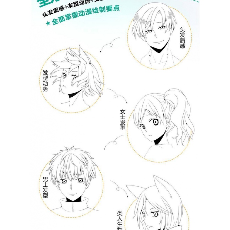 Sách Tập Thể Dục Đầu Và Tạo Kiểu Tóc Đặc Biệt Hình Hoạt Hình