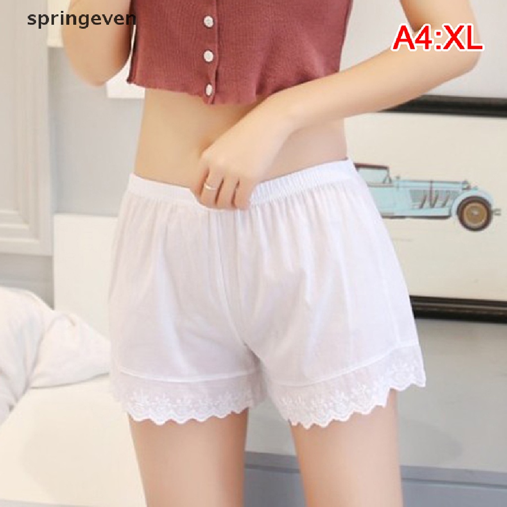 Quần Lót Boxer Cotton Ngắn Mặc Ngoài Trời An Toàn Màu Đen Cho Nữ