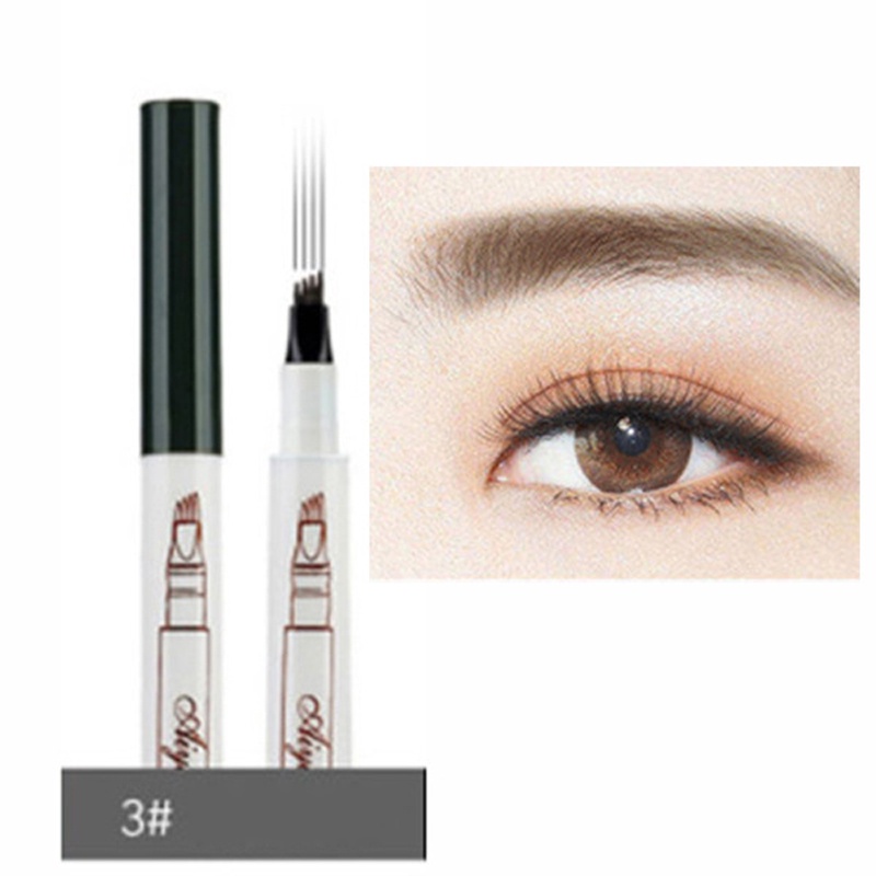 Bút Kẻ Mày 4D Dạng Lỏng Lâu Trôi Chống Thấm Nước Phong Cách Hàn Quốc