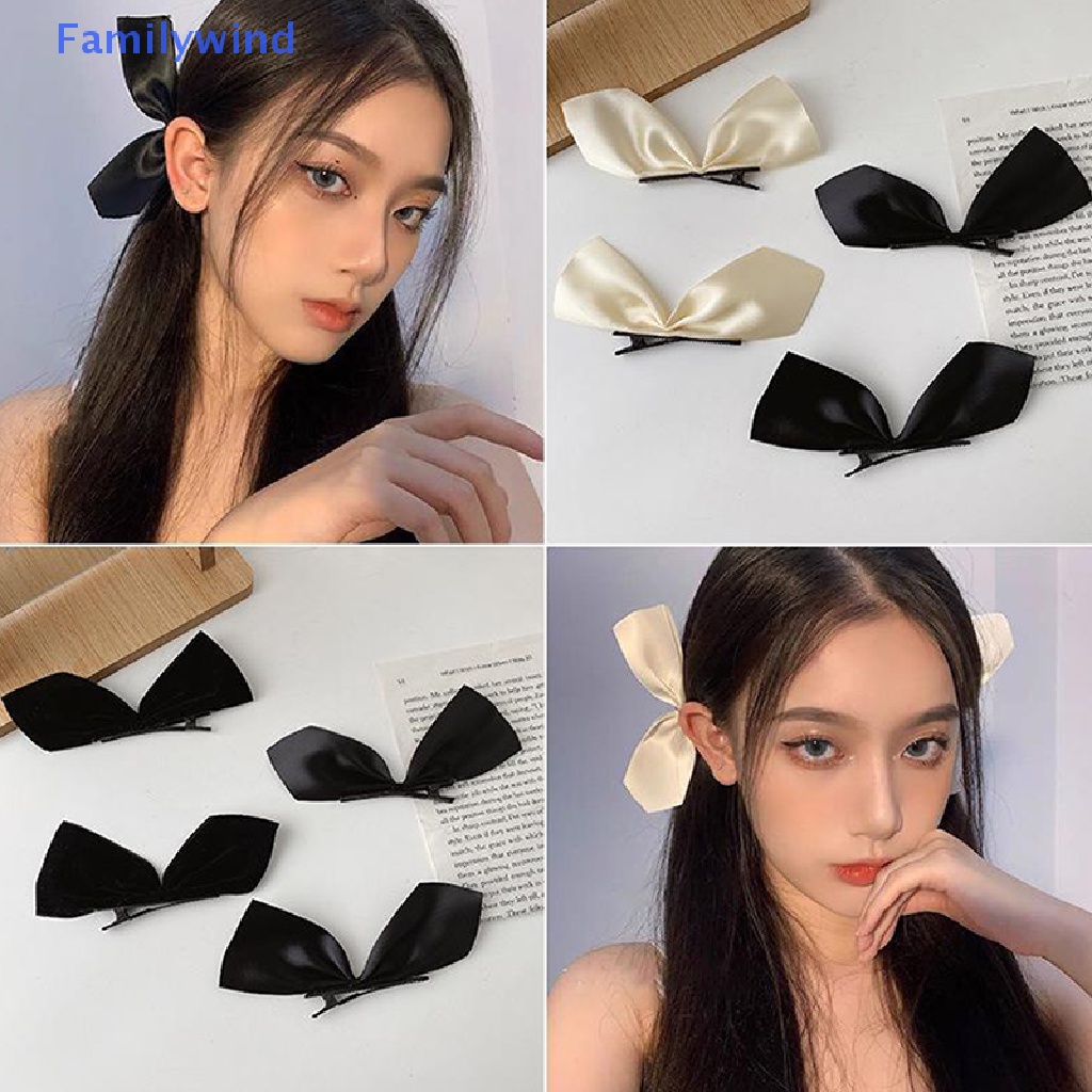 Set 2 Kẹp Tóc Màu Đen Đáng Yêu Dành Cho Bé Gái