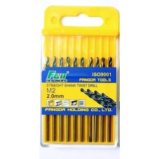 Mũi khoan inox 2mm hiệu Favi, mũi khoan sắt thép cao cấp hộp 10cây