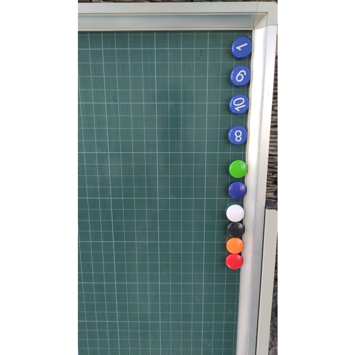 Bảng di động cố định 2 mặt kích thước 90 x 120cm tặng kèm bút, nam châm, lau bảng