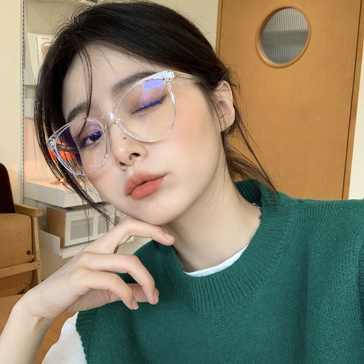 Kính Mát Gọng Nhỏ Trong Suốt Phong Cách Hàn Quốc Thời Trang Cho Nữ
