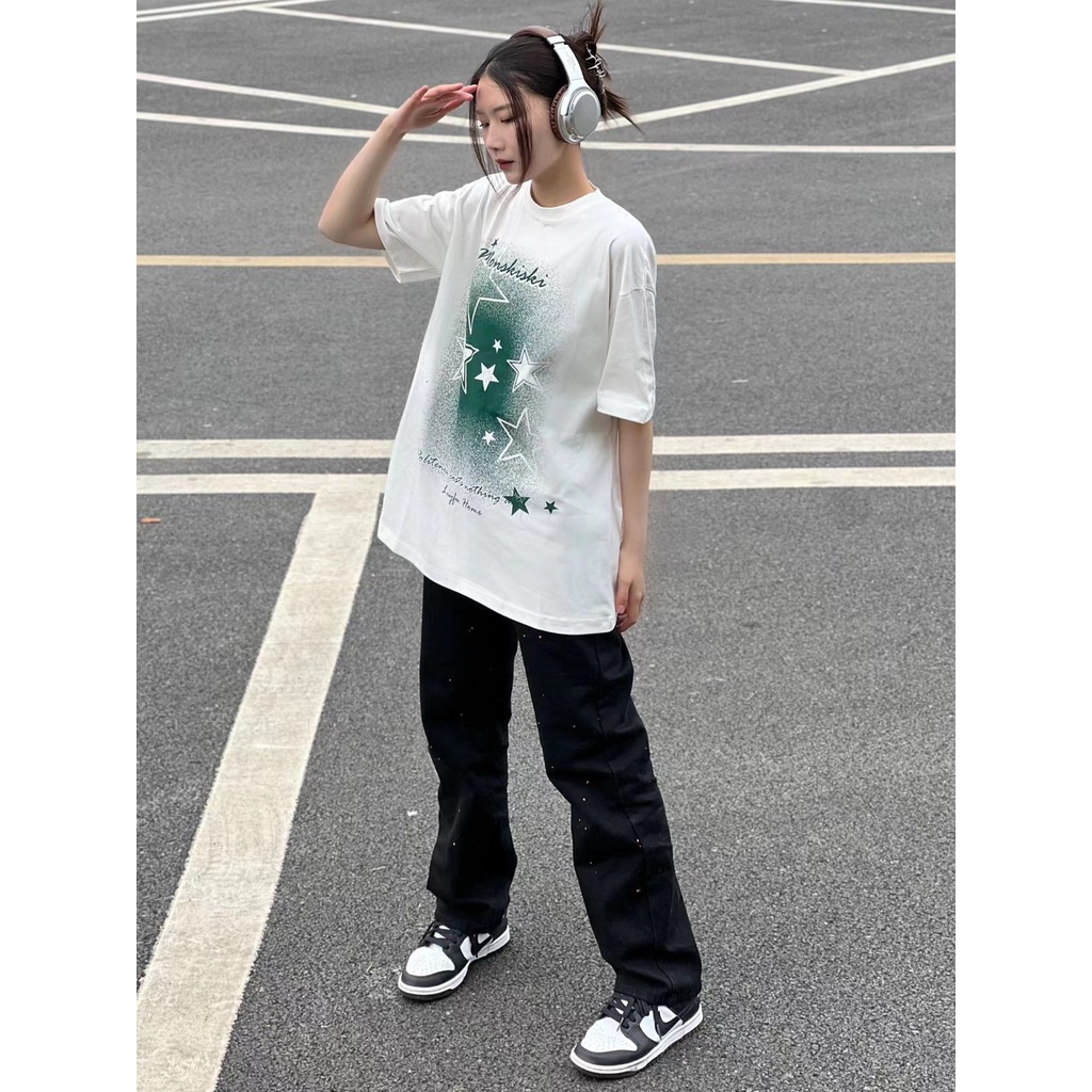 NRVP Áo Thun 100% Cotton Tay NgắN Plus Size 5XL