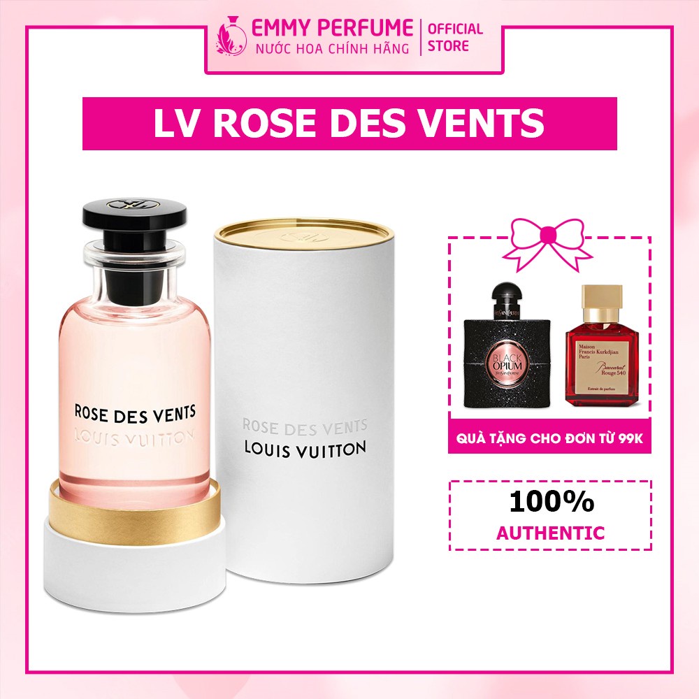 Nước hoa nữ LV Rose Des Vents - Hương hoa hồng Tao nhã Gợi cảm Quyến Rũ - EmmyPer