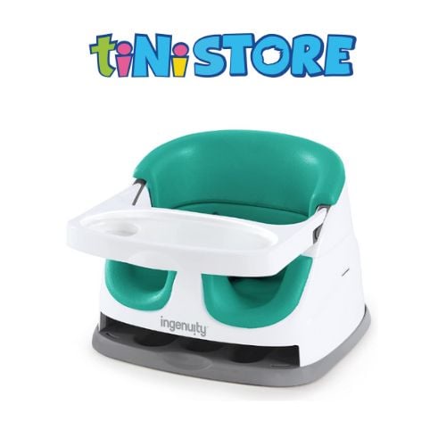 tiNiStore-Ghế ăn dặm đa năng cho bé 2 trong 1 màu xanh lá Ingenuity 11574