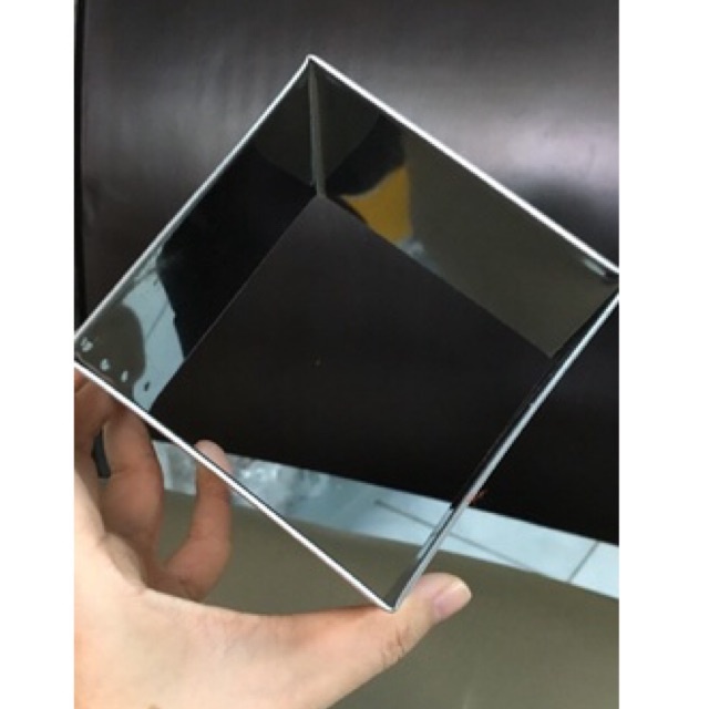 Khuôn bánh Mouse Vuông / Khuôn vuông Không Đáy Inox,Khuôn Ring làm bánh Mouse nhiều  kích thước