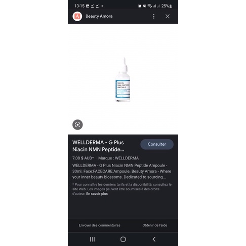 Tinh Chất Niacin peptide WELLDERMA G Pluss