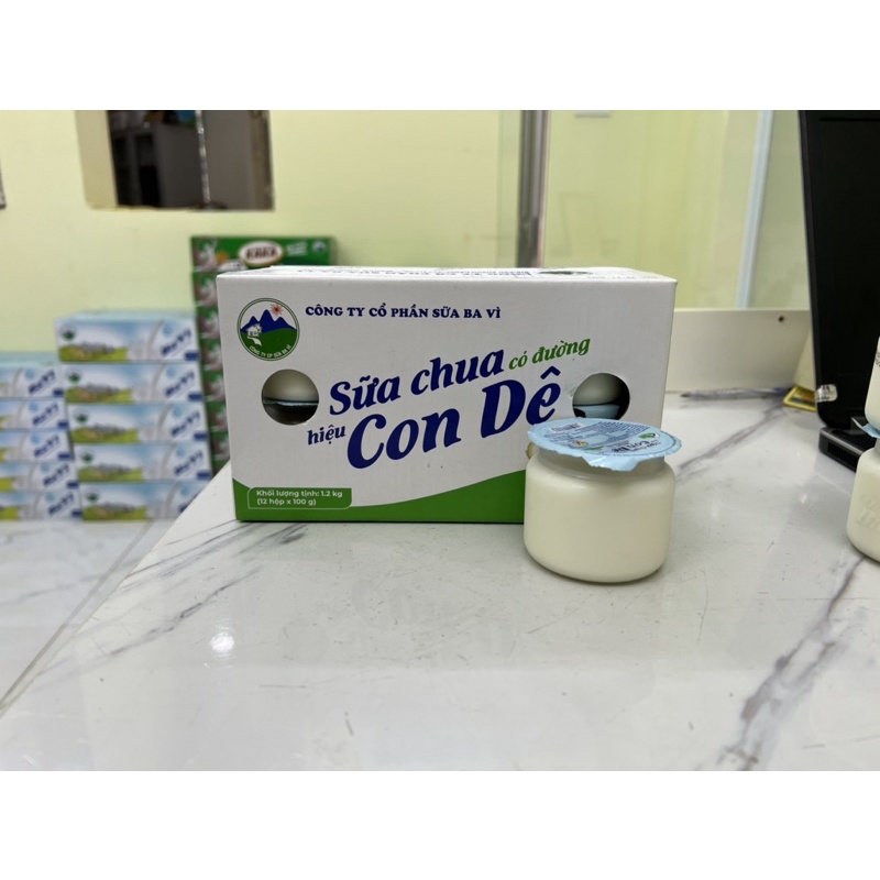 Sữa chua ba vì hiệu con dê 100gr