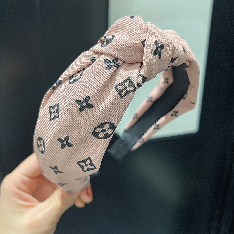 Băng Đô Dệt Kim Bản Rộng In Họa Tiết Hoa Phong Cách Châu Âu Cổ Điển Tươi Mới Cho Nữ