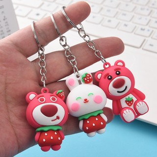 Móc khóa gấu đỏ cute mv14