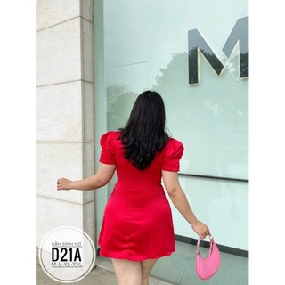 BIGSIZE Đầm đính nơ D21A