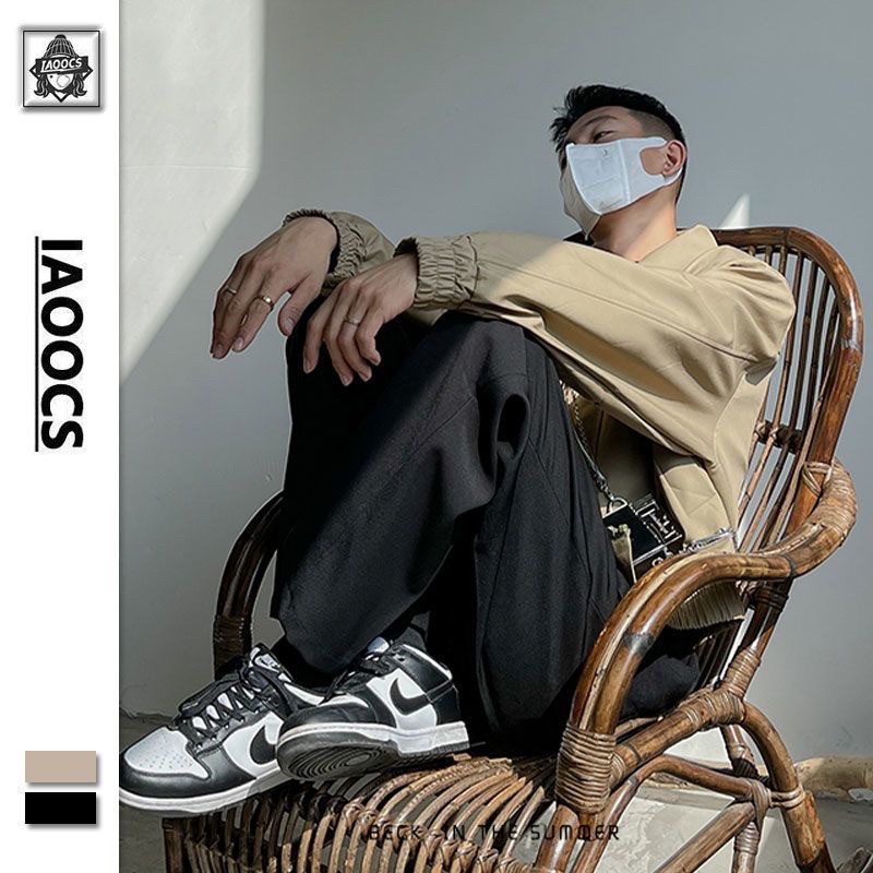 CROPPED JACKET - Áo khoác khaki lót dù streetwear nam nữ