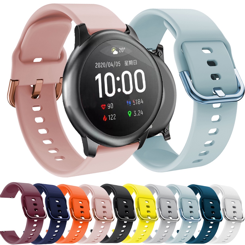 Dây Đeo Silicon Mềm Chống Nứt Cho Đồng Hồ Thông Minh Samsung Galaxy Watch Gear Sport S2 Classic